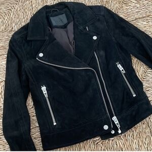 BLANK NYC leather Suede Moto Jacket Sz M
